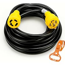 4 Prong to 3 Prong Generator Plug Adapter Cord, Nema L5-30P